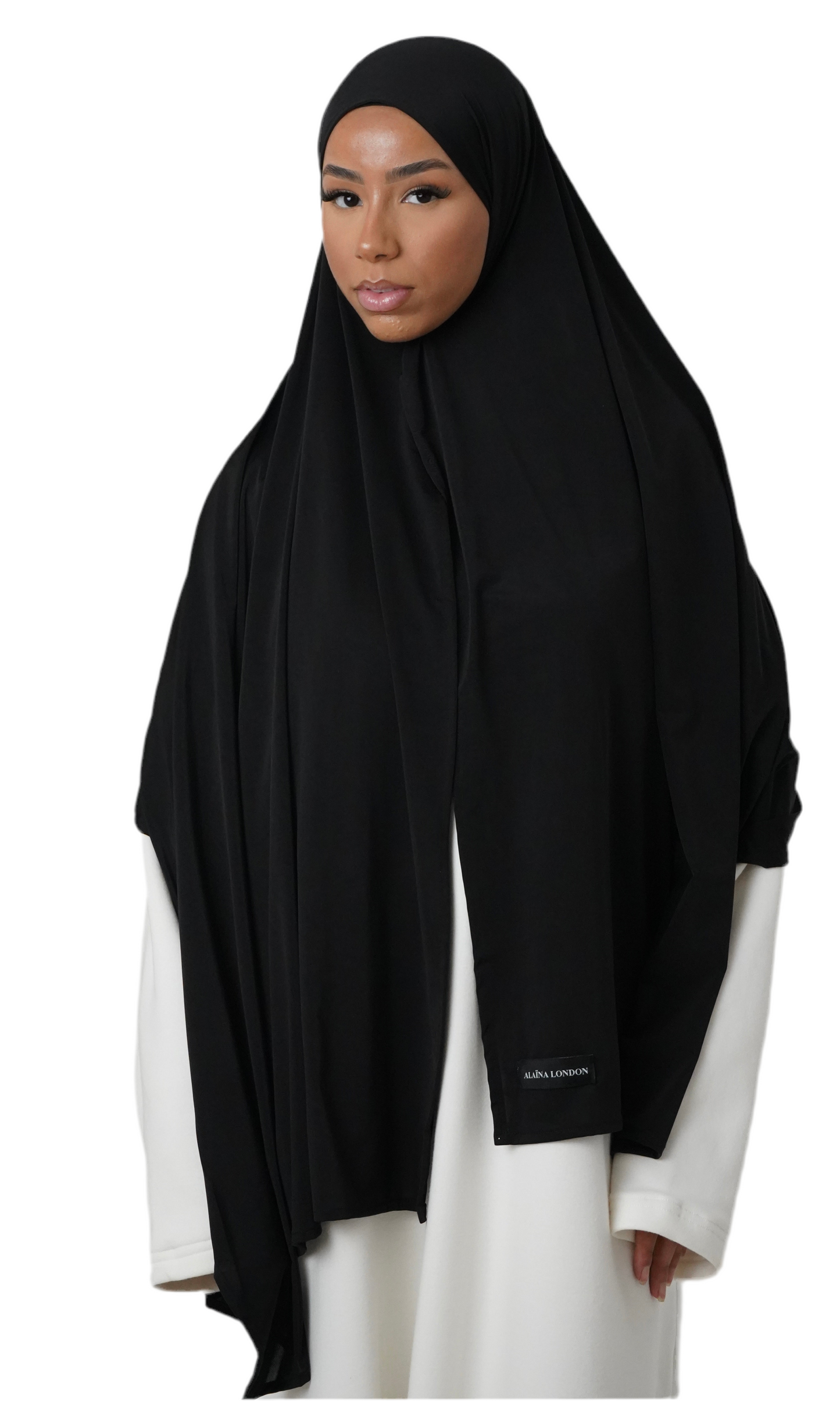 Premium Jersey Scarf | Black