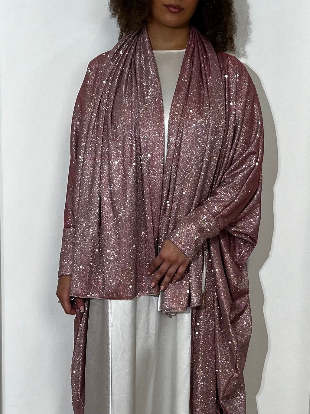 Glitter Headscarf | Pink