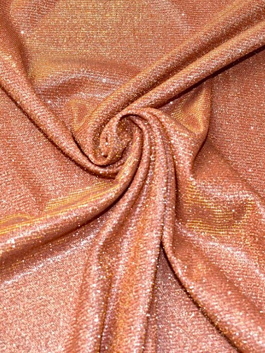 Glitter Wide Sleeve Abaya | Gold OPEN ABAYA