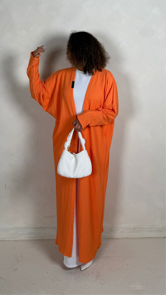 Textured Slim Sleeve | Orange