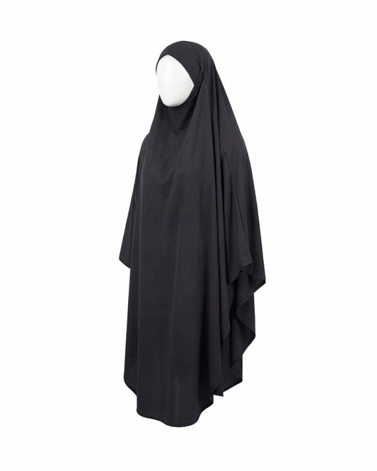 Maxi Premium Jersey Khimar | Dark Grey
