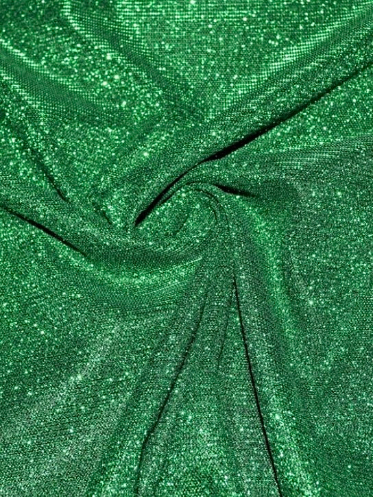 Glitter Wide Sleeve Abaya | Custom Colour