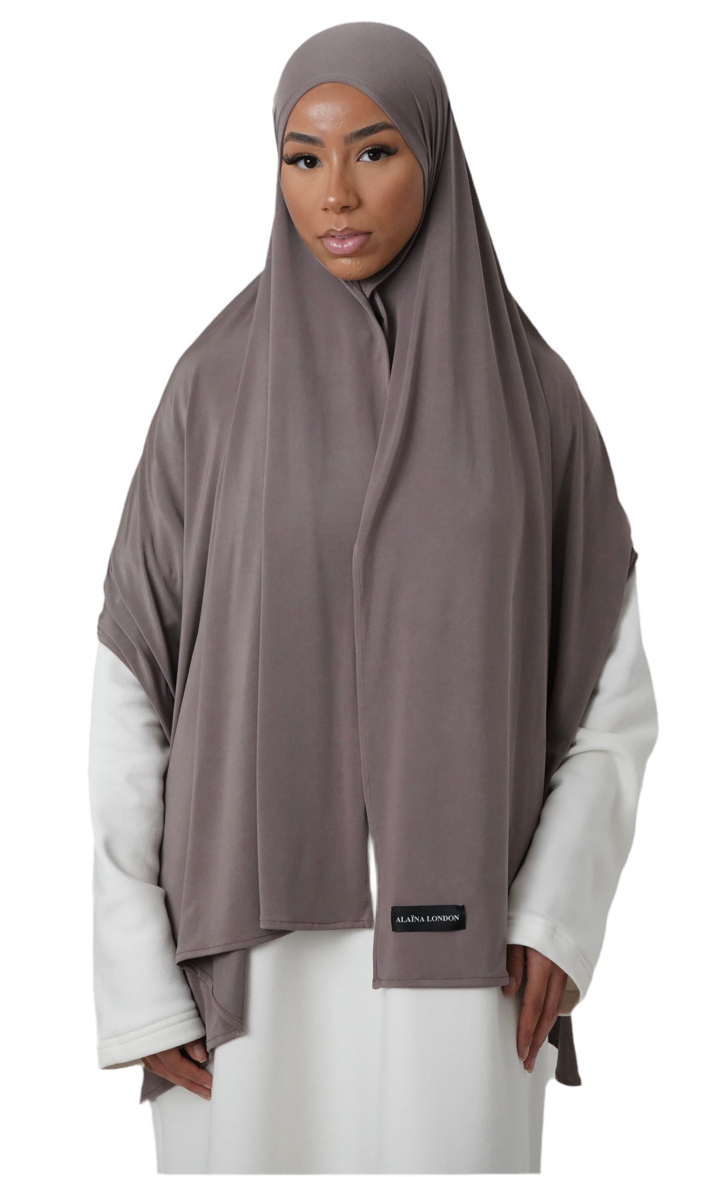 Premium Jersey Scarf | Ash Brown