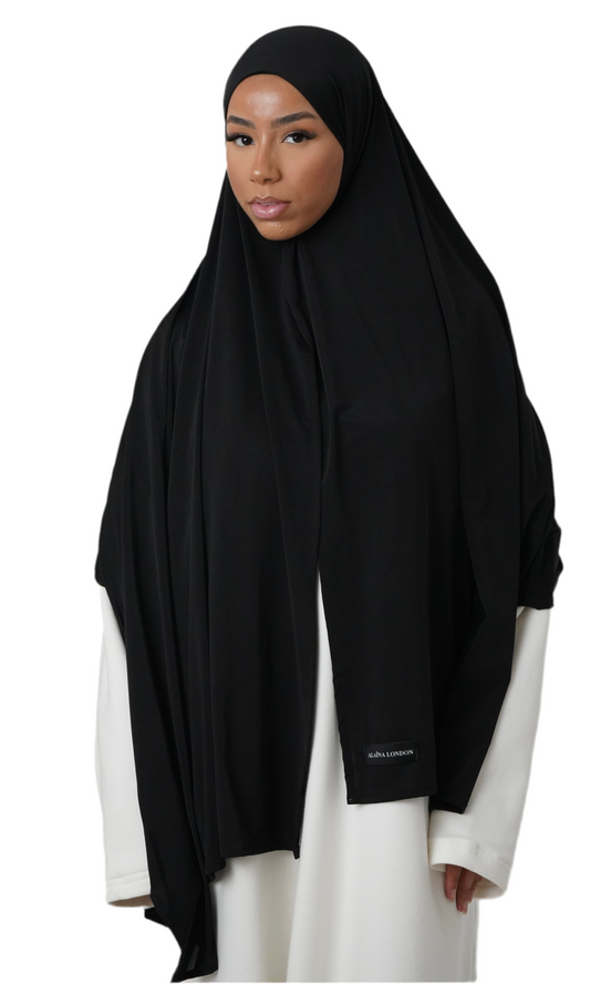 Premium Jersey Scarf | Black