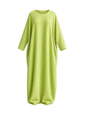 Slim Sleeve Abaya | Kiwi Lime