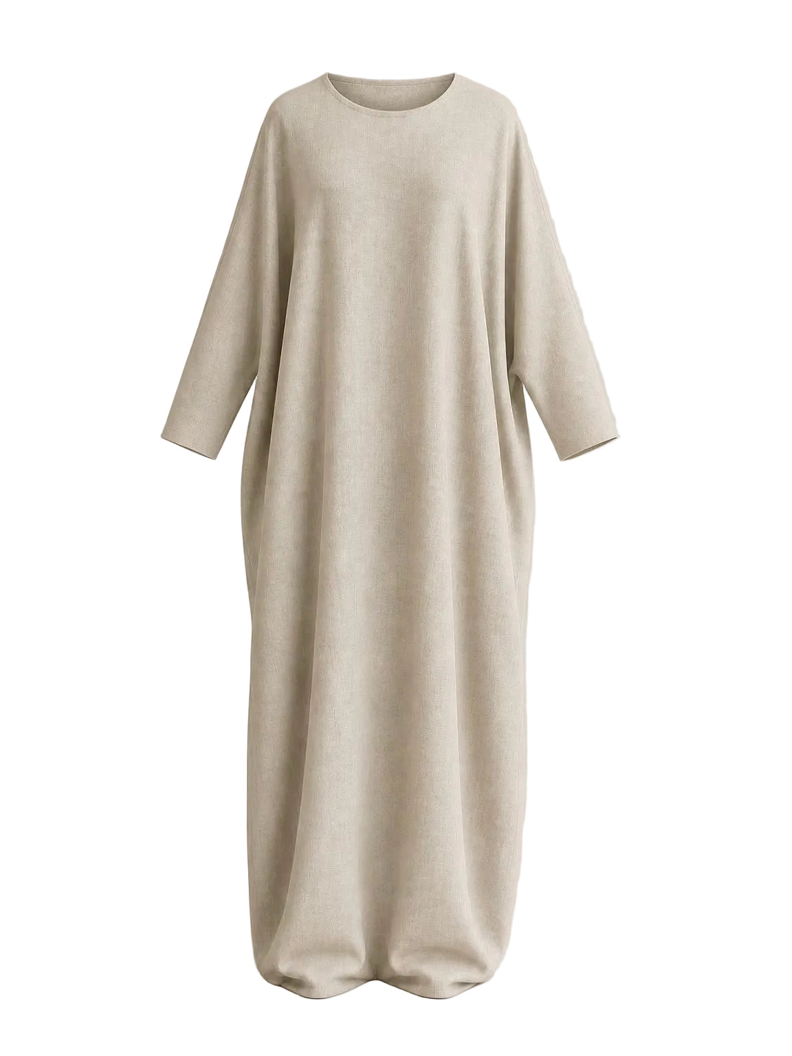 Slim Sleeve Abaya | Vanilla Oat