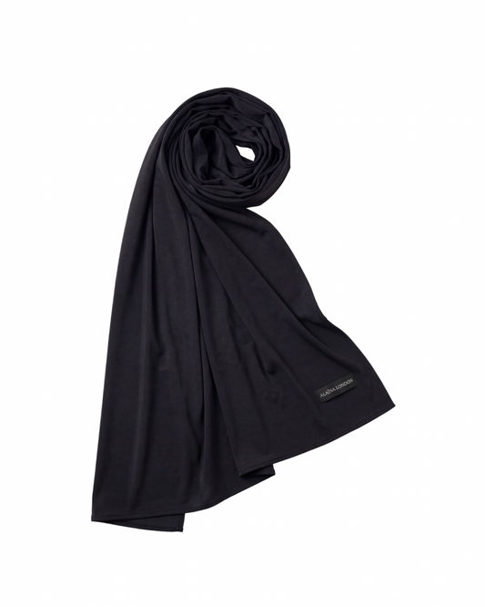 Premium Jersey Scarf | Black