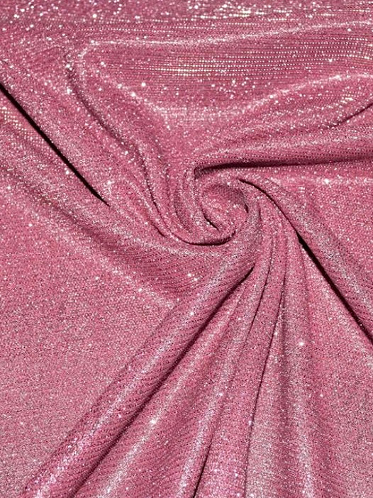 Glitter Batwing Abaya | Pink CLOSED ABAYA