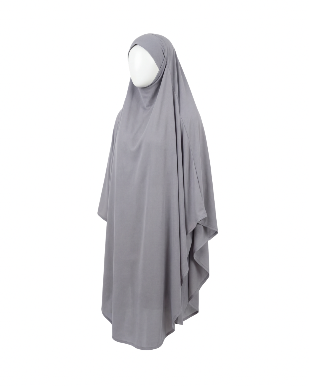 Maxi Premium Jersey Khimar | Light Grey