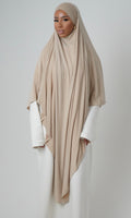 Maxi Premium Jersey Khimar | Stone