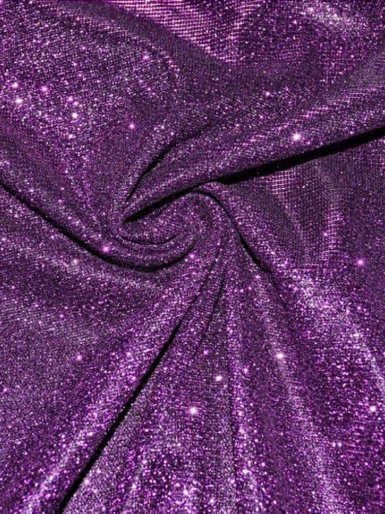 Glitter Kaftan Abaya | Purple