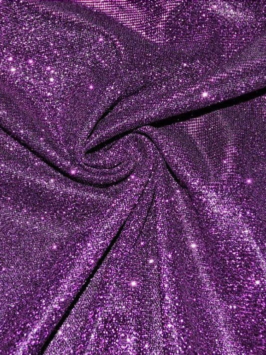 Glitter Kaftan Abaya | Purple