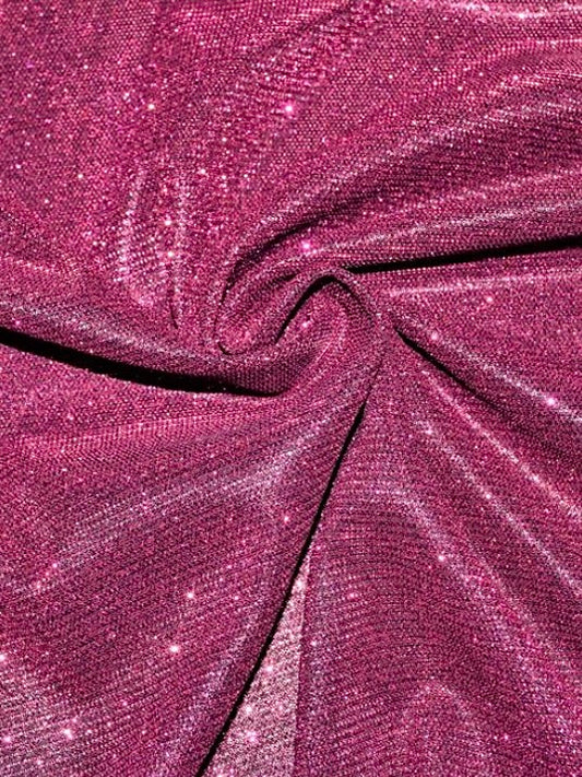 Glitter Kaftan Abaya | Dark Pink