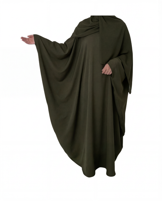 Butterfly Abaya | Olive