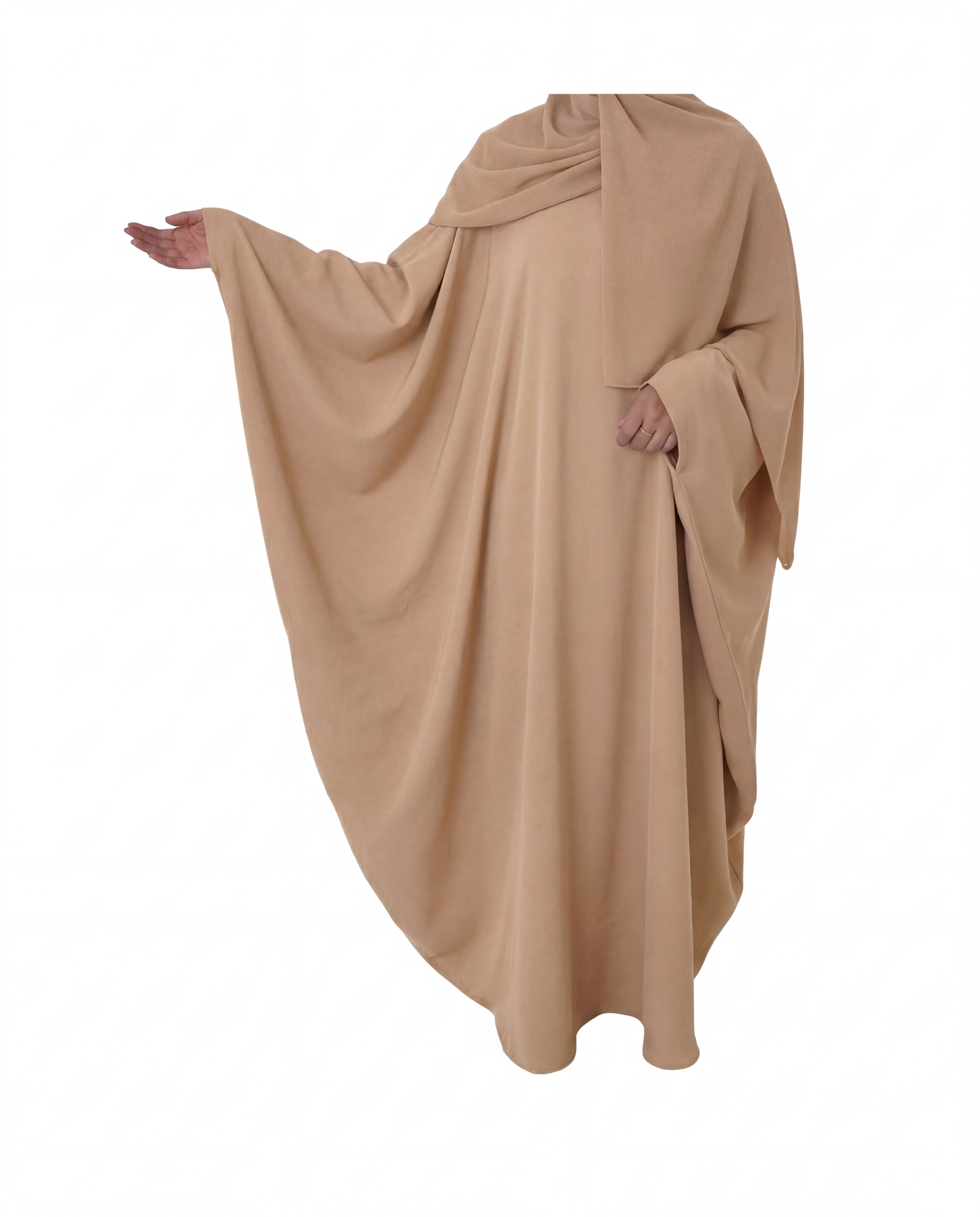 Butterfly Abaya | Oat